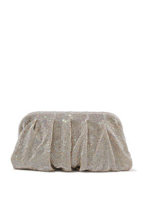Venus La Grande Crystal-Embellished Clutch Bag